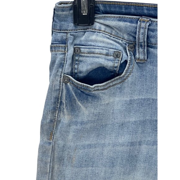 Aéropostale High Waisted Ankle Jegging 6 Light Wash Denim Casual Skinny Stretch - Picture 8 of 13